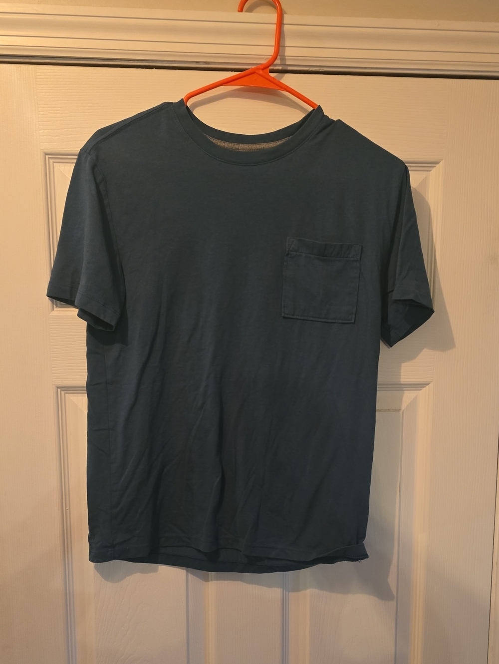 Boys  Crew Neck Pocket T-Shirt - Blue